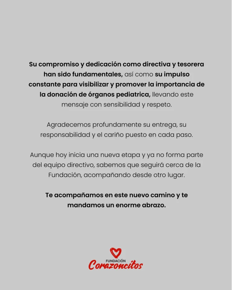 Instagram post from fundacioncorazoncitos. This post is in position 6.